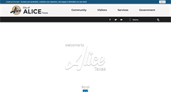 Desktop Screenshot of cityofalice.org